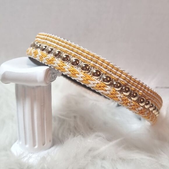 BOHO GOLD STUDED HEADBAND - Picture 1 of 10